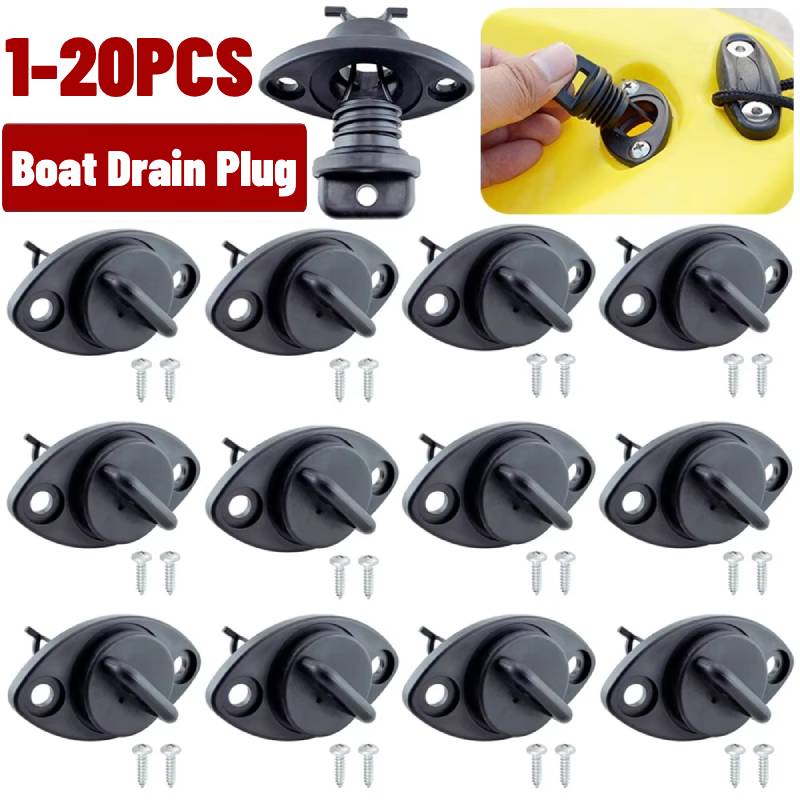 Fishing Boat Steering Wheel - 1-10PCS Kayak Canoe Boat Parts Scupper
