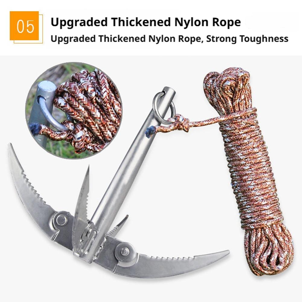 Outdoors Grappling Hook Surviv - Fishing Boat Anchor recension och pris