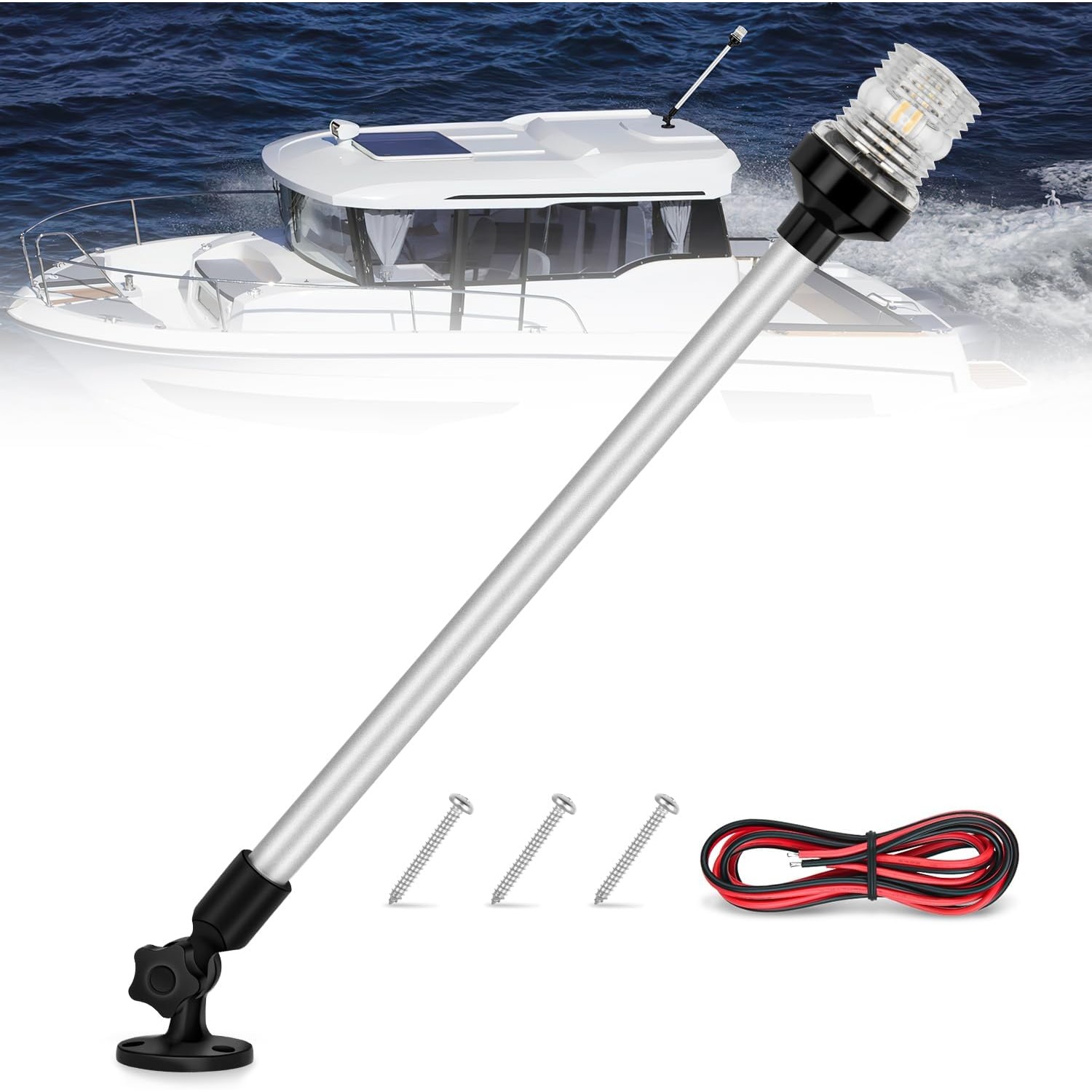 Nilight Marine Boat Stern Ligh - Fishing Boat Anchor recension och pris