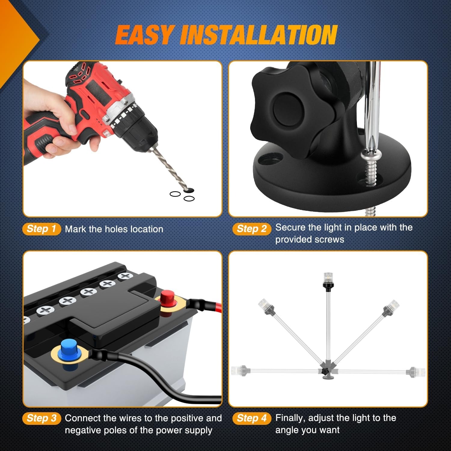 Nilight Marine Boat Stern Ligh - Fishing Boat Anchor recension och pris