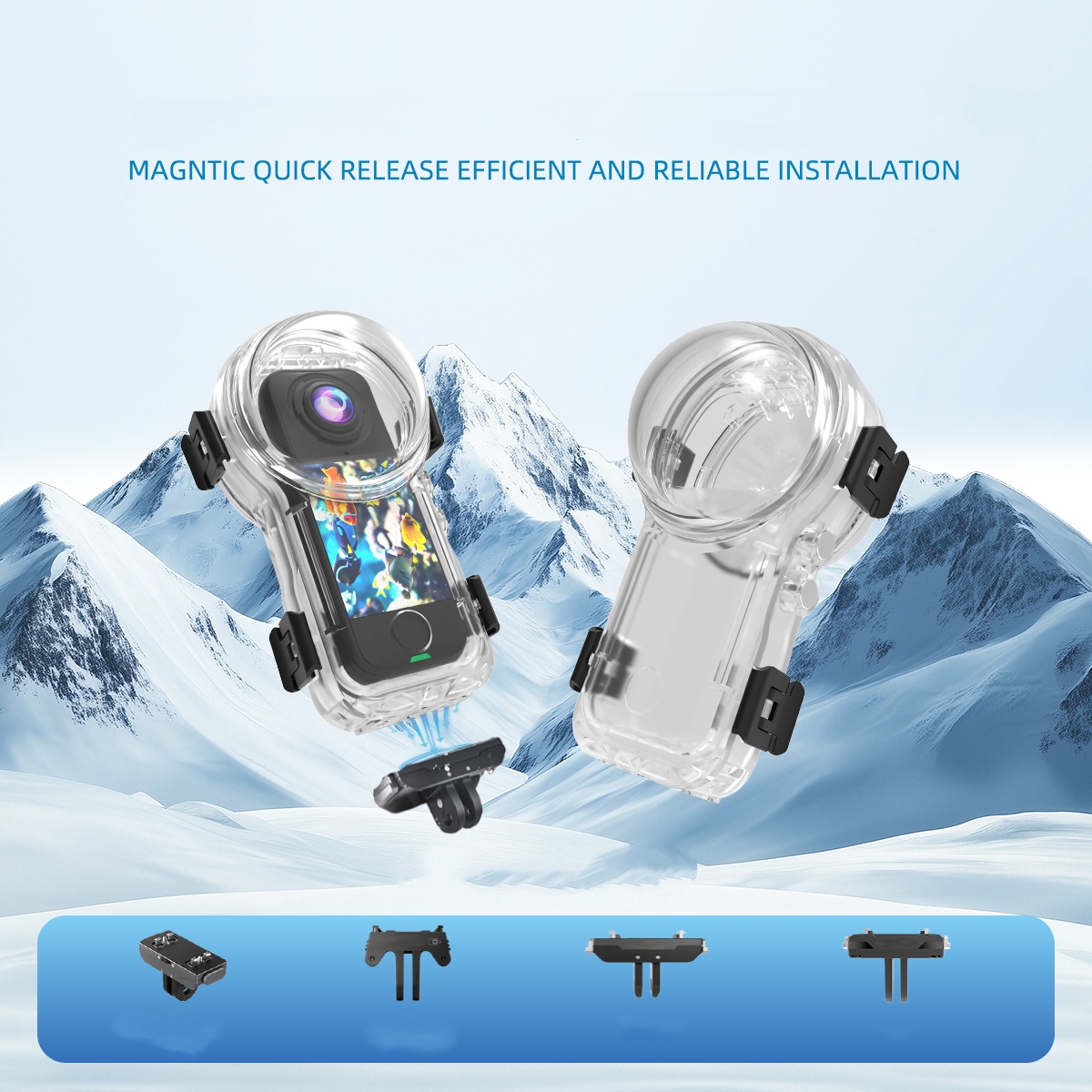 Invisible Dive Case For Insta3 - Fishing Boat Cover recension och pris