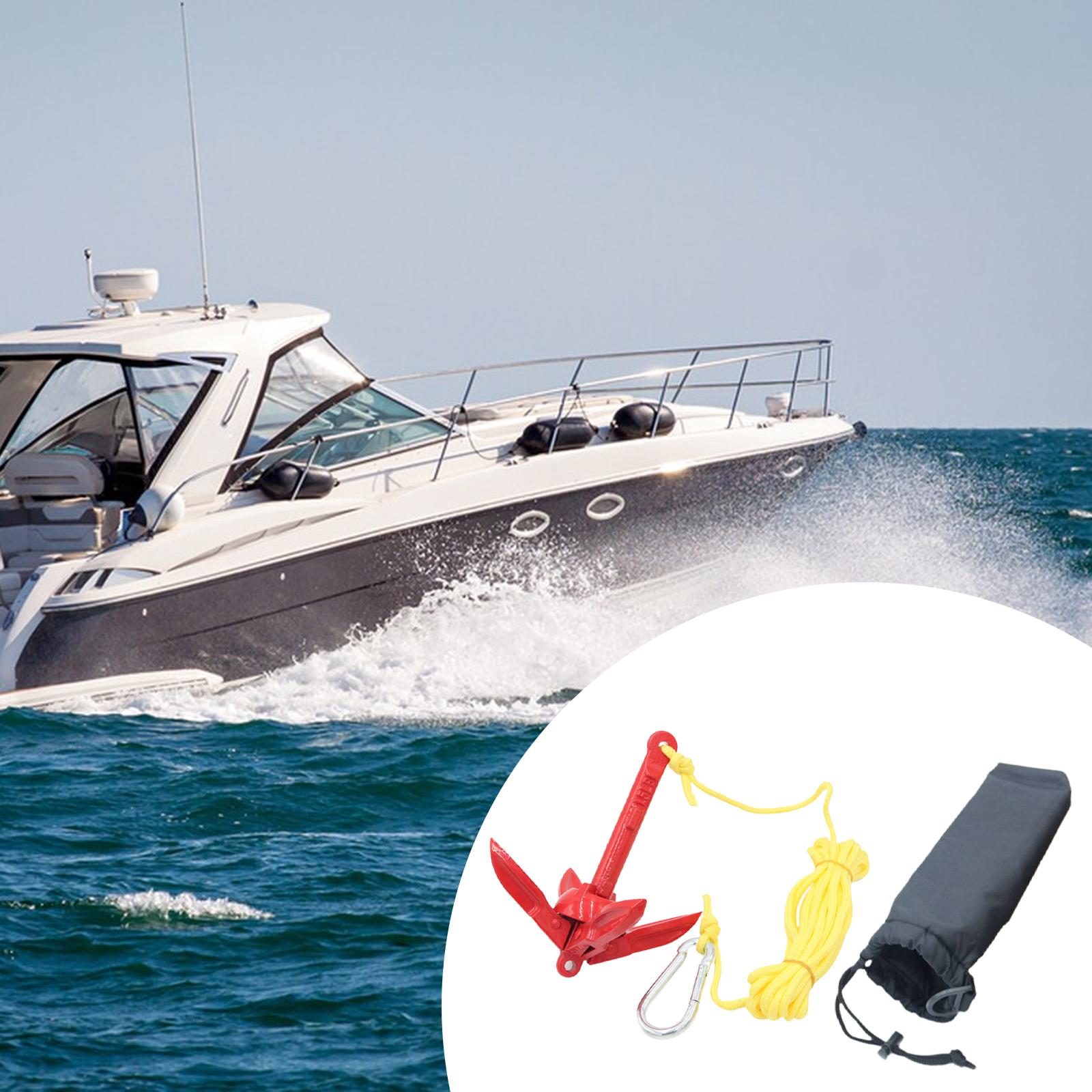 Carbon Steel Folding Boat Anch - Fishing Boat Anchor recension och pris